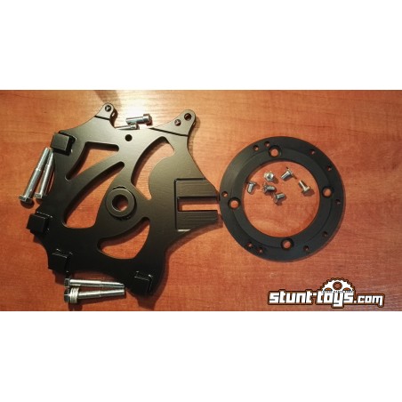 Bracket HB 2x Radial Calipers + 1x fb caliper with adapter for 298mm